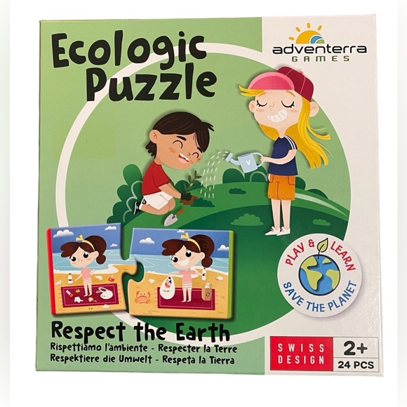 Adventerra Games Ecological Puzzle 24 Pieces Ages 2+. No Obvious Signs Of Use - Picture 2 of 5